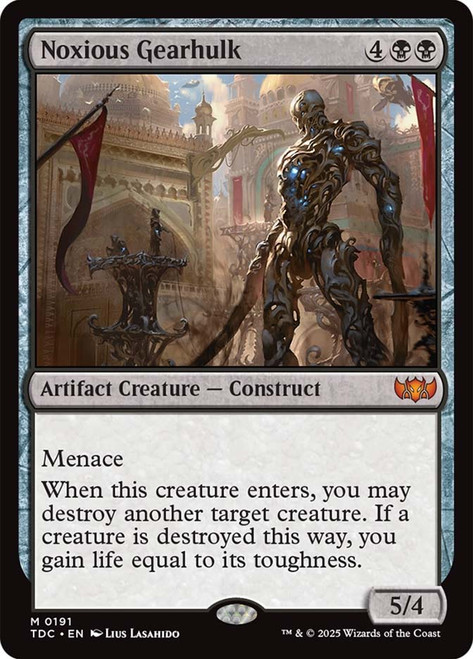 Noxious Gearhulk\nTarkir: Dragonstorm Commander\nSingle\nMagic The Gathering