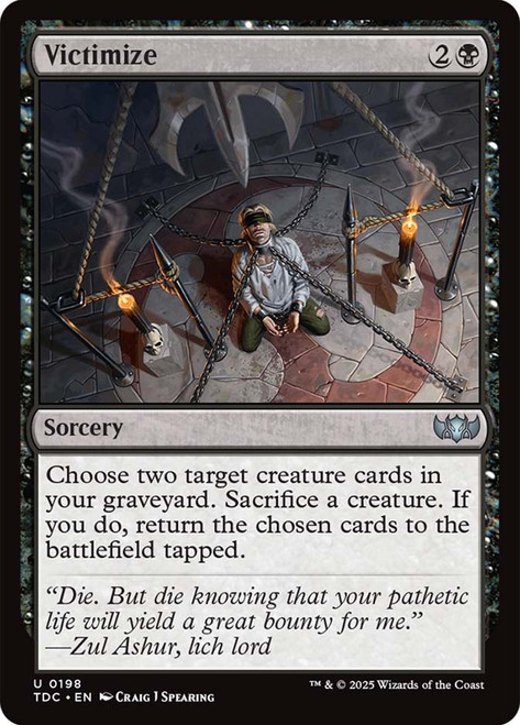 Victimize\nTarkir: Dragonstorm Commander\nSingle\nMagic The Gathering