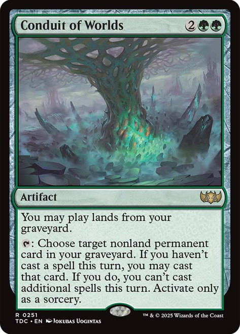 Conduit of Worlds\nTarkir: Dragonstorm Commander\nSingle\nMagic The Gathering