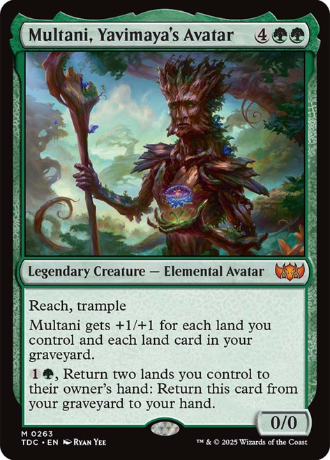 Multani, Yavimaya's Avatar\nTarkir: Dragonstorm Commander\nSingle\nMagic The Gathering
