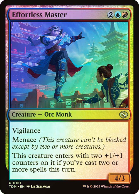 Effortless Master\nTarkir: Dragonstorm\nSingle\nMagic The Gathering