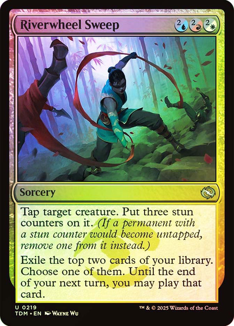 Riverwheel Sweep\nTarkir: Dragonstorm\nSingle\nMagic The Gathering