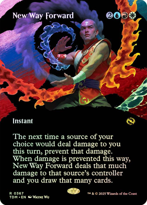 New Way Forward (Borderless)\nTarkir: Dragonstorm - Variants\nSingle\nMagic The Gathering