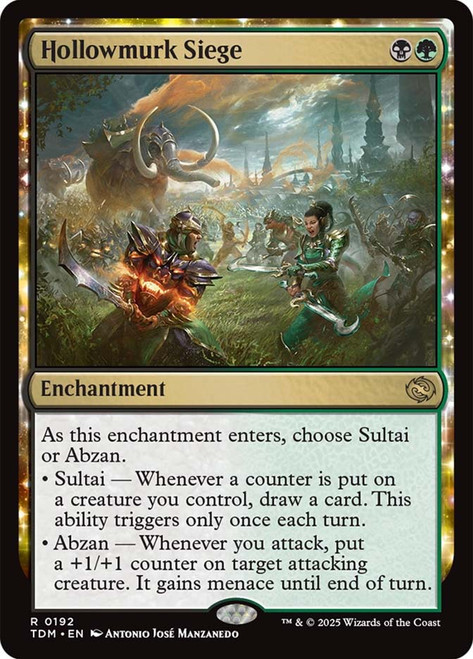 Hollowmurk Siege\nTarkir: Dragonstorm\nSingle\nMagic The Gathering