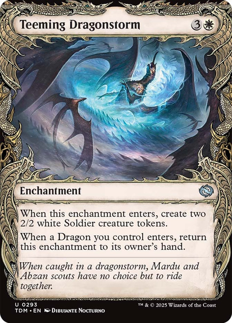 Teeming Dragonstorm (Showcase)\nTarkir: Dragonstorm - Variants\nSingle\nMagic The Gathering