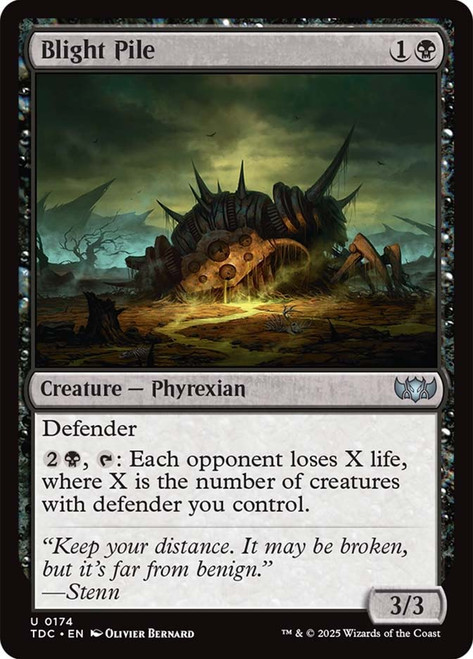 Blight Pile\nTarkir: Dragonstorm Commander\nSingle\nMagic The Gathering