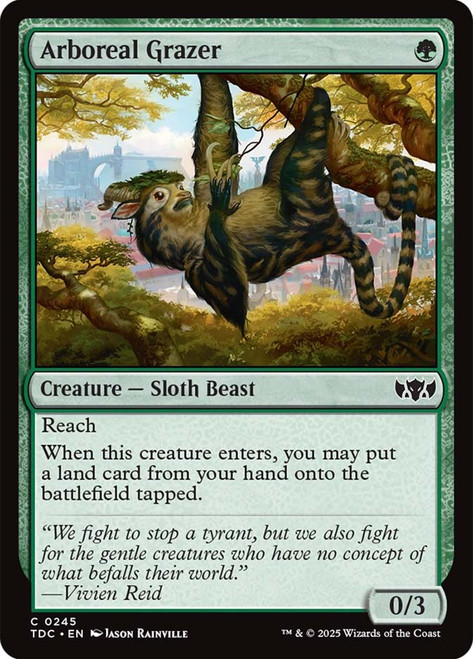 Arboreal Grazer\nTarkir: Dragonstorm Commander\nSingle\nMagic The Gathering