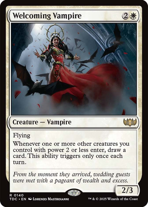 Welcoming Vampire\nTarkir: Dragonstorm Commander\nSingle\nMagic The Gathering