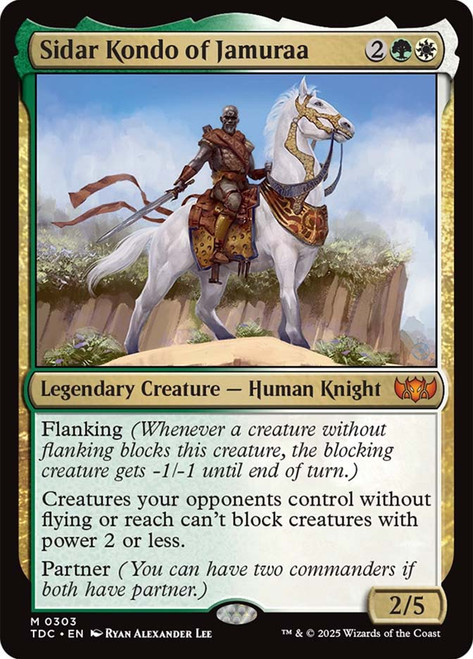 Sidar Kondo of Jamuraa\nTarkir: Dragonstorm Commander\nSingle\nMagic The Gathering
