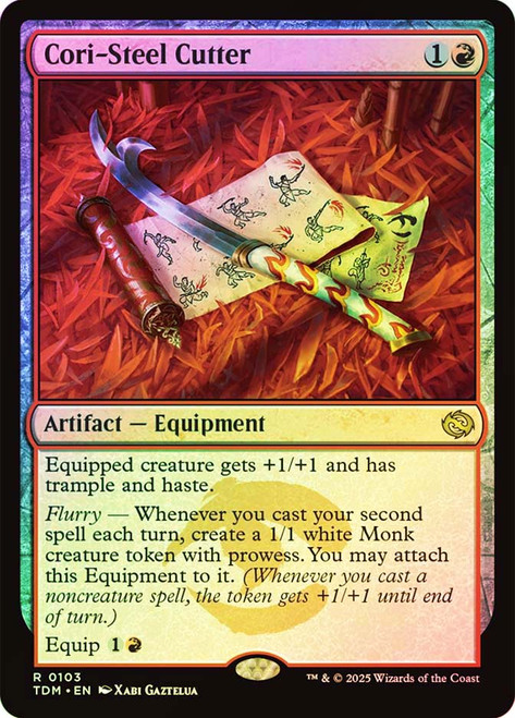 Cori-Steel Cutter\nTarkir: Dragonstorm\nSingle\nMagic The Gathering