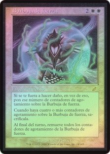 Force Bubble
Scourge (Foil) - Spanish
Single
Magic The Gathering