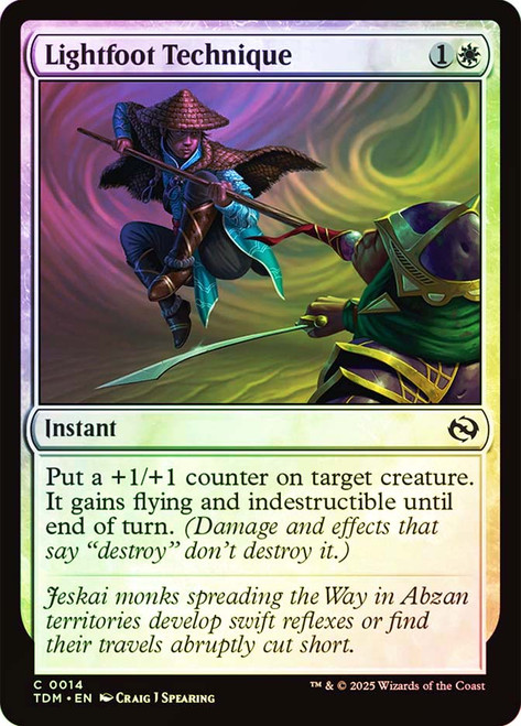 Lightfoot Technique\nTarkir: Dragonstorm\nSingle\nMagic The Gathering