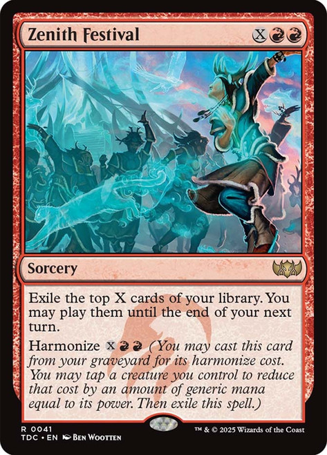 Zenith Festival\nTarkir: Dragonstorm Commander\nSingle\nMagic The Gathering