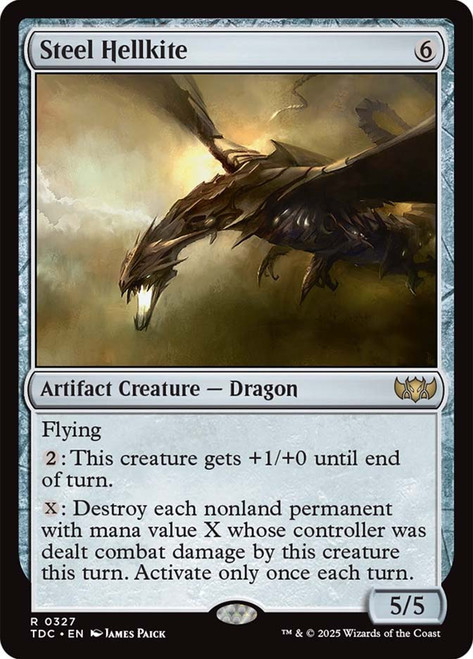 Steel Hellkite\nTarkir: Dragonstorm Commander\nSingle\nMagic The Gathering