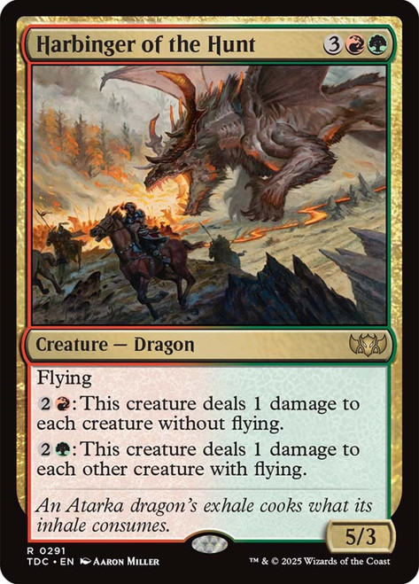 Harbinger of the Hunt\nTarkir: Dragonstorm Commander\nSingle\nMagic The Gathering