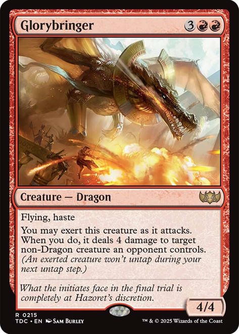 Glorybringer\nTarkir: Dragonstorm Commander\nSingle\nMagic The Gathering