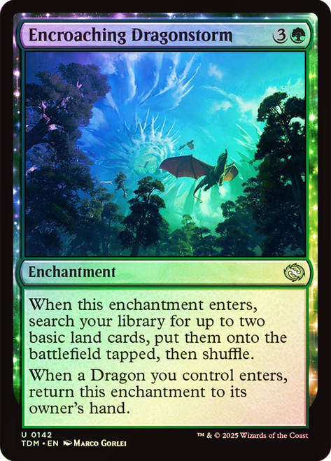 Encroaching Dragonstorm\nTarkir: Dragonstorm\nSingle\nMagic The Gathering