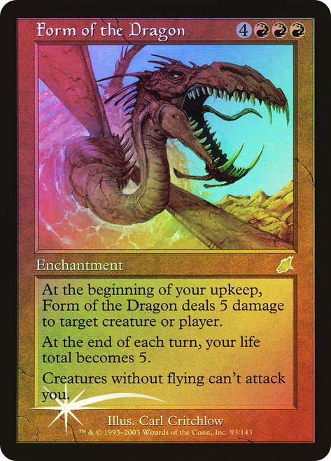 Form of the Dragon\nScourge\nSingle\nMagic The Gathering