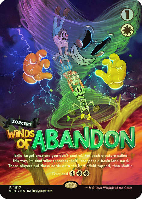 Winds of Abandon (Secret Lair) (#1817) (Borderless)\nPromo: General\nSingle\nMagic The Gathering