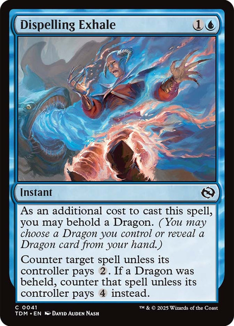 Dispelling Exhale\nTarkir: Dragonstorm\nSingle\nMagic The Gathering