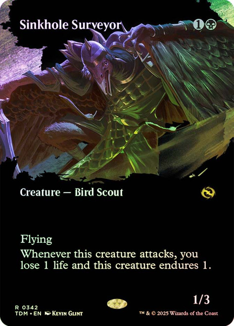 Sinkhole Surveyor (Showcase)\nTarkir: Dragonstorm - Variants\nSingle\nMagic The Gathering