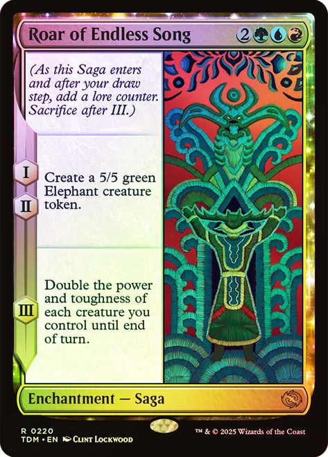 Roar of Endless Song\nTarkir: Dragonstorm\nSingle\nMagic The Gathering