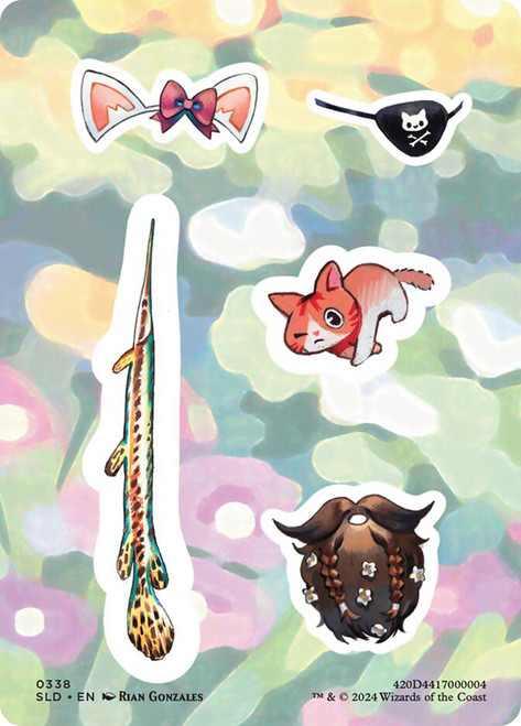 {Pick'em & Stick'em Sticker Sheet} (Secret Lair) (#338)\nPromo: General\nSingle\nMagic The Gathering