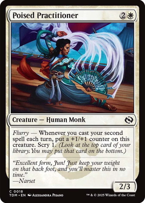 Poised Practitioner\nTarkir: Dragonstorm\nSingle\nMagic The Gathering
