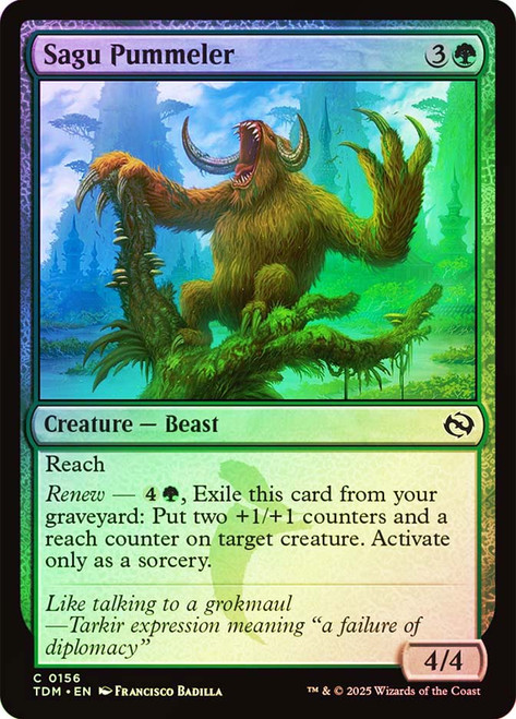 Sagu Pummeler\nTarkir: Dragonstorm\nSingle\nMagic The Gathering