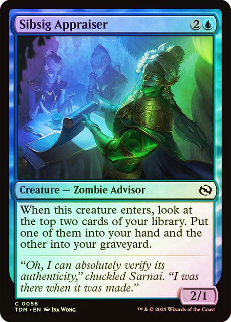 Sibsig Appraiser\nTarkir: Dragonstorm\nSingle\nMagic The Gathering
