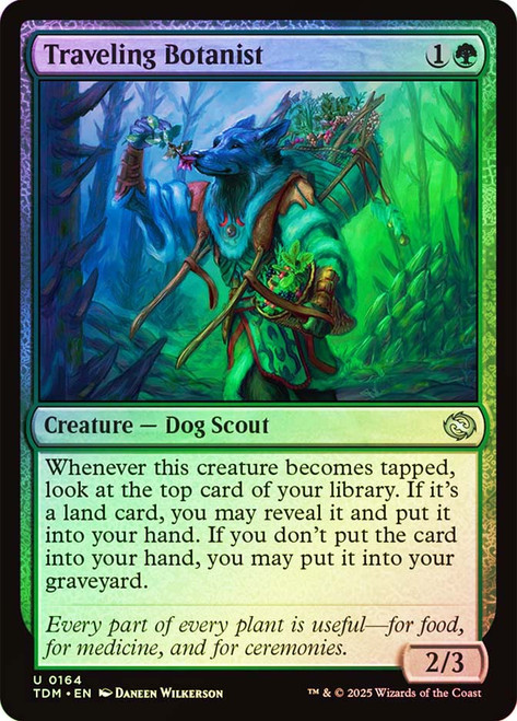 Traveling Botanist\nTarkir: Dragonstorm\nSingle\nMagic The Gathering
