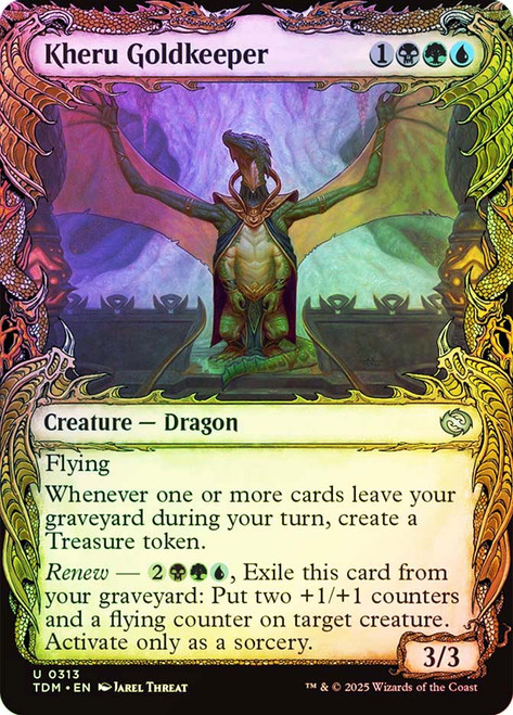 Kheru Goldkeeper (Showcase)\nTarkir: Dragonstorm - Variants\nSingle\nMagic The Gathering