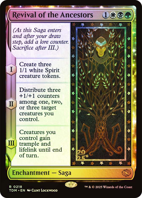 Revival of the Ancestors (Prerelease) (Tarkir: Dragonstorm)\nPromo: Date Stamped\nSingle\nMagic The Gathering