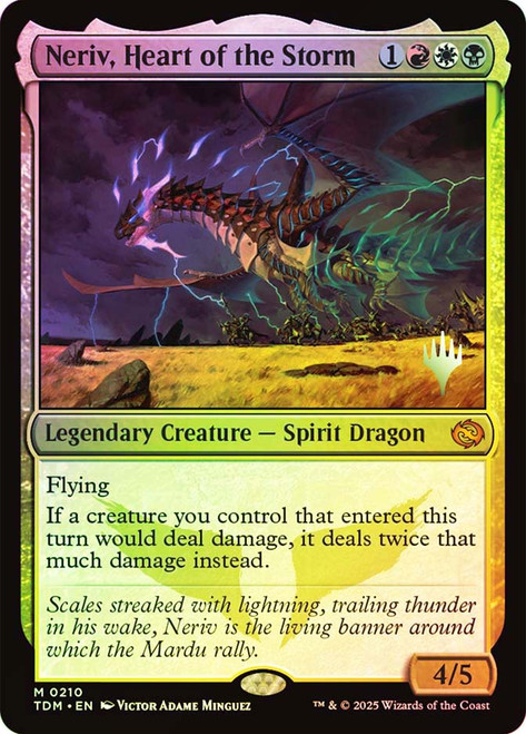 MAGIC GARDEN ANOTHER WAY 独メロハーAOR Neriv, Heart of the Storm (Promo Pack) (Tarkir: Dragonstorm