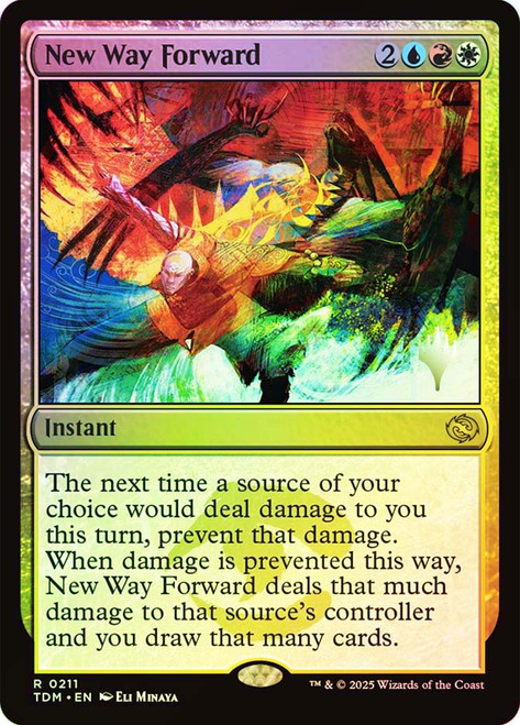 New Way Forward (Promo Pack) (Tarkir: Dragonstorm)\nPromo: Planeswalker Stamped\nSingle\nMagic The Gathering