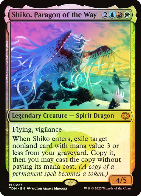 Shiko, Paragon of the Way (Promo Pack) (Tarkir: Dragonstorm
