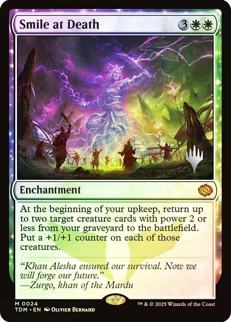 Smile at Death (Prerelease) (Tarkir: Dragonstorm) | Promo | Star