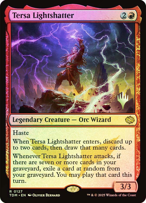 Tersa Lightshatter (Promo Pack) (Tarkir: Dragonstorm)\nPromo: Planeswalker Stamped\nSingle\nMagic The Gathering