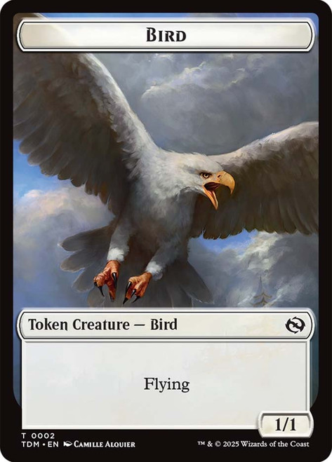 {Bird Token} // {Spider Token}
Tarkir: Dragonstorm
Single
Magic: The Gathering