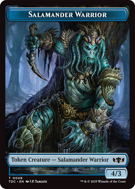 {Salamander Warrior Token} // {Zombie Druid Token}\nTarkir: Dragonstorm Commander\nSingle\nMagic The Gathering