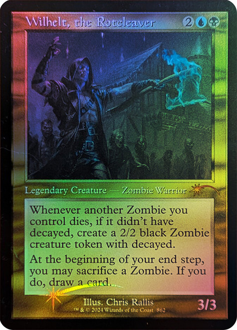 Wilhelt, The Rotcleaver (Secret Lair) (Retro Frame)\nPromo: General\nSingle\nMagic The Gathering