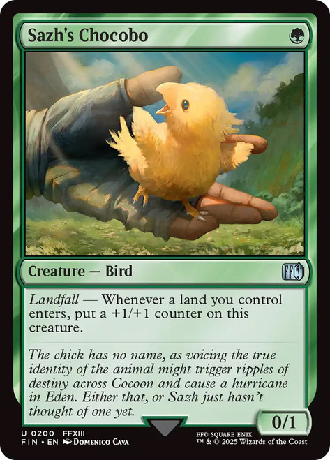 【MTG】Traveling Chocobo Traveling Chocobo · Final Fantasy (FIN) #551c · Scryfall