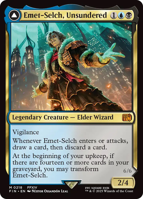 Emet-Selch of the Third Seat 拡張版foil、英語版 EX+](FOIL)(フルアート)第三の座、エメトセルク/Emet-Selch of