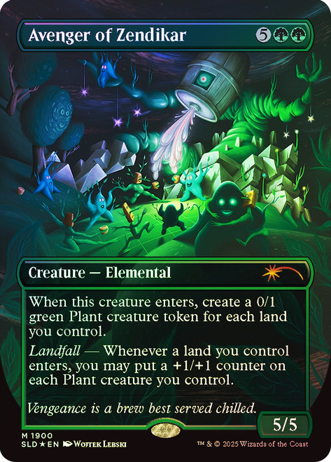 Avenger of Zendikar (Secret Lair) (#1900) (Borderless)\nPromo: General\nSingle\nMagic The Gathering