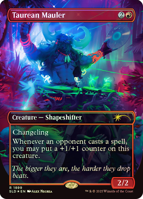 Taurean Mauler (Secret Lair) (Borderless)\nPromo: General\nSingle\nMagic The Gathering
