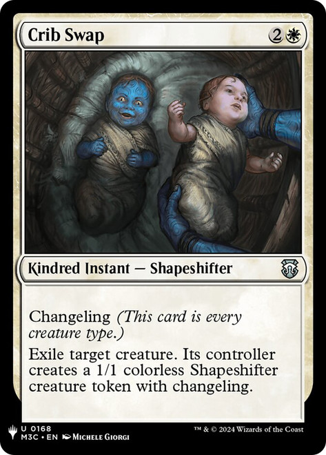 Crib Swap (Modern Horizons 3 Commander)\nPlaneswalker Symbol Reprints\nSingle\nMagic The Gathering
