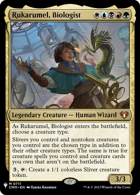 Rukarumel, Biologist\nPlaneswalker Symbol Reprints\nSingle\nMagic The Gathering