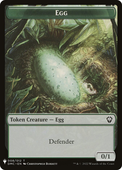 {Egg Token} // {Treasure Token}\nPlaneswalker Symbol Reprints\nSingle\nMagic The Gathering