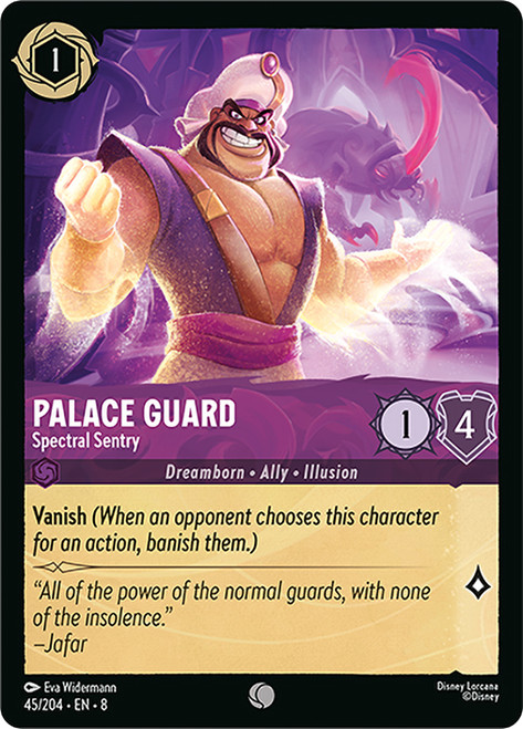 Palace Guard - Spectral Sentry
Reign of Jafar
Single
Lorcana