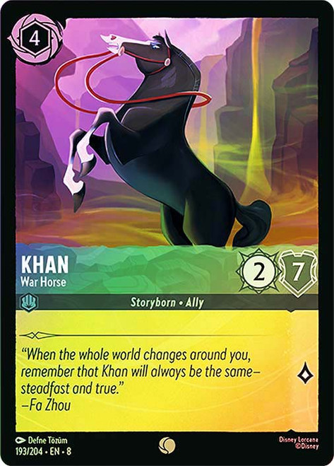 Khan - War Horse
Reign of Jafar
Single
Lorcana